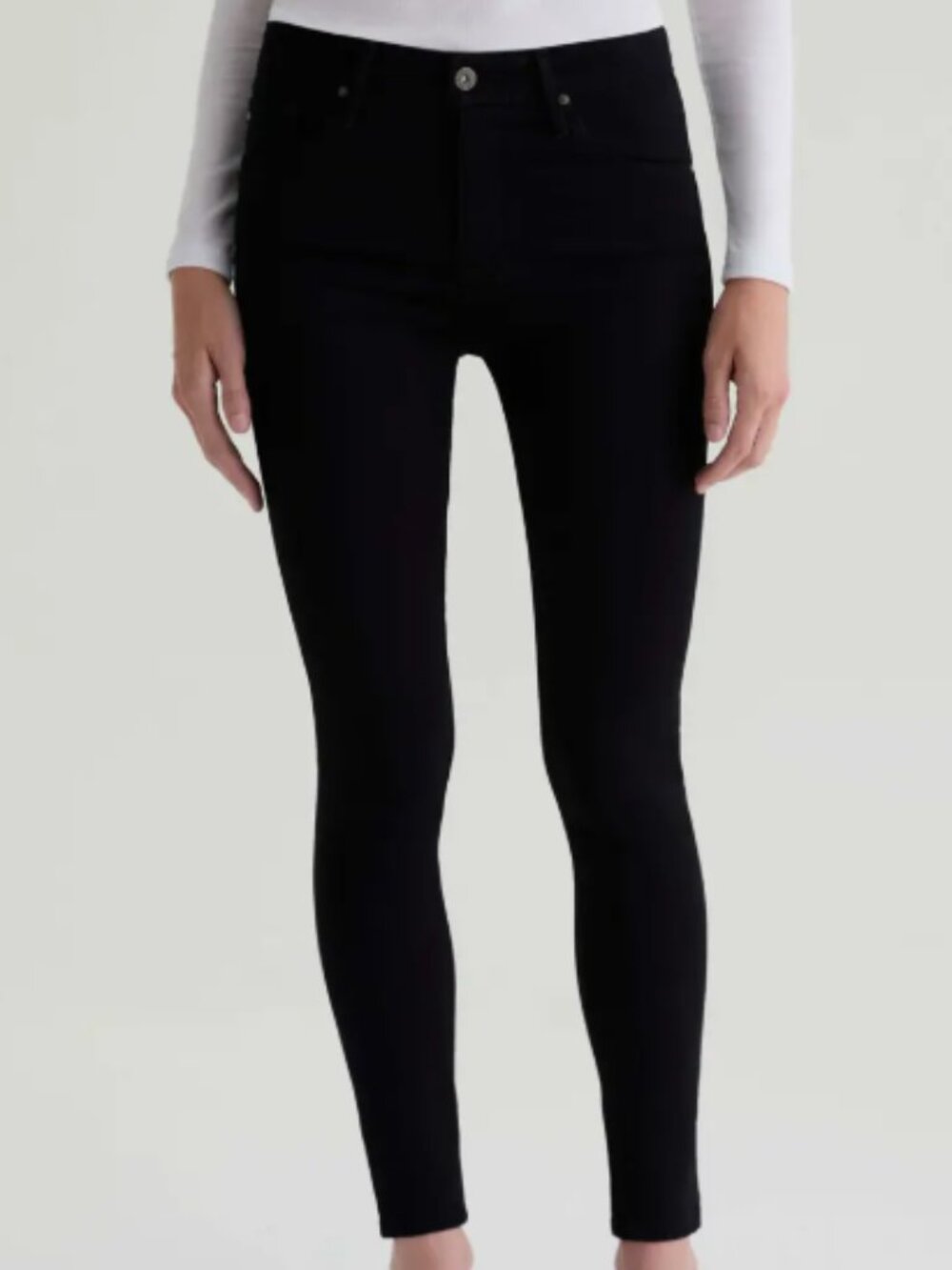 AG Farrah Ankle Skinny Jeans – Black – Size 28 – NWOT